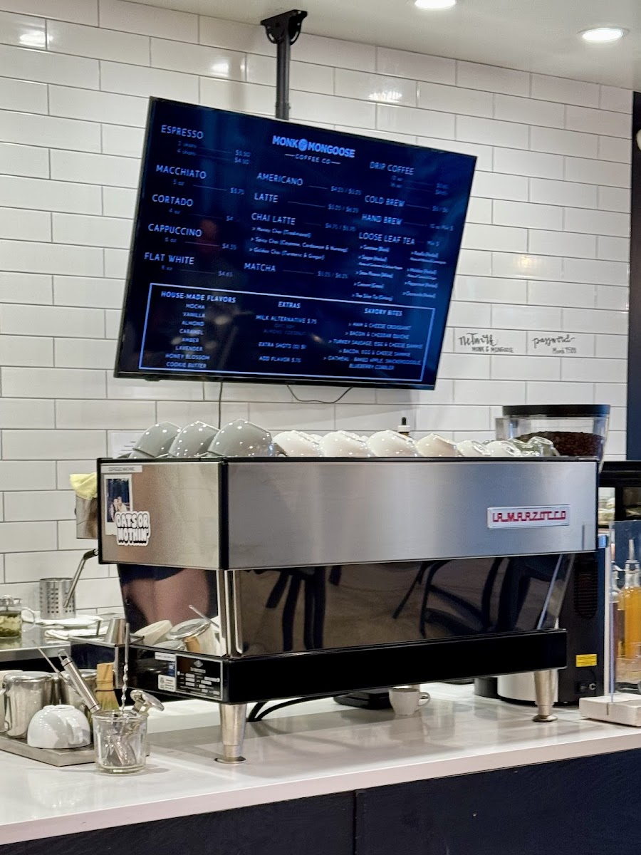 Menu Monk & Mongoose Coffee Co-10
