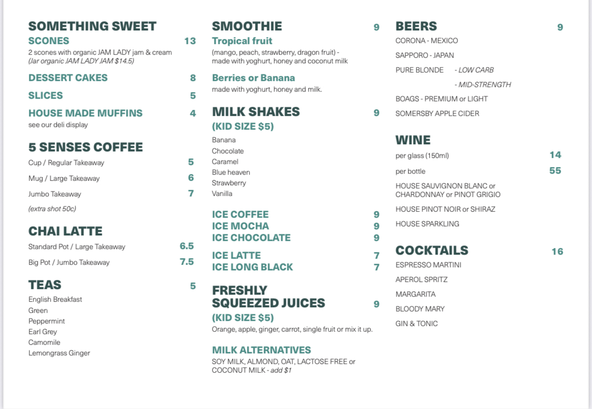 Menu Monkey Can Fly Café-5