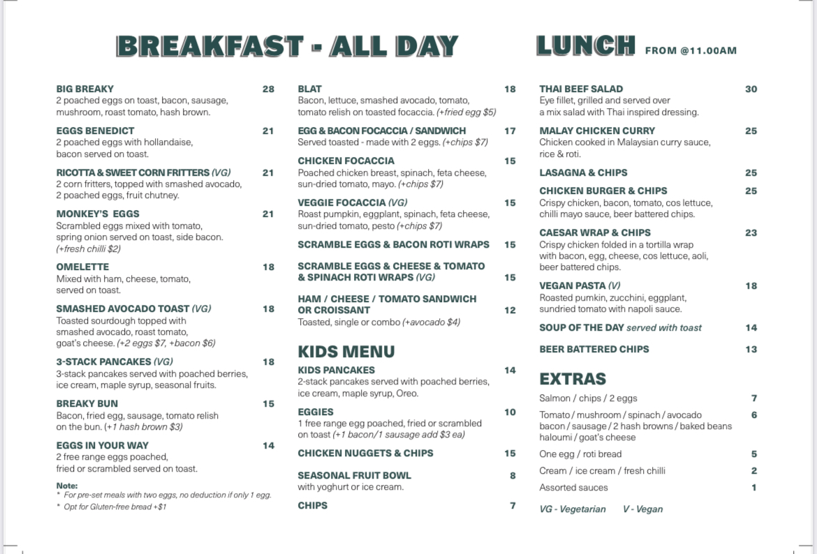 Menu Monkey Can Fly Café-6