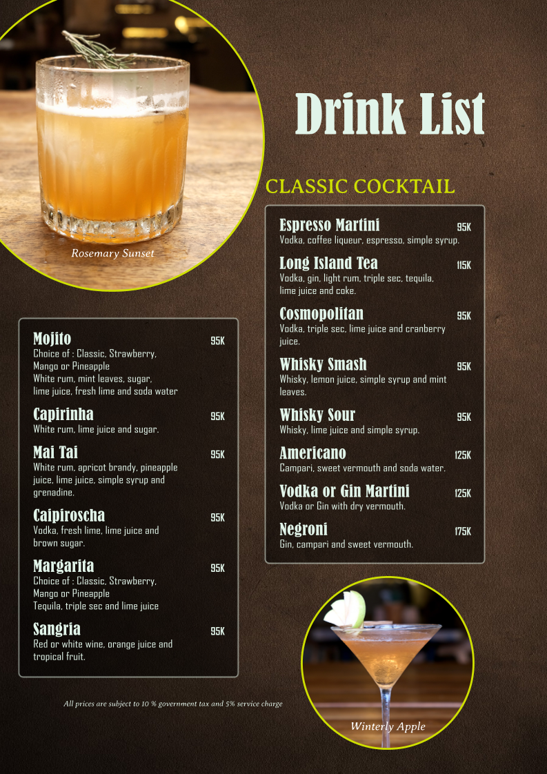 Menu Monkey Legend Restaurant & Bar-5