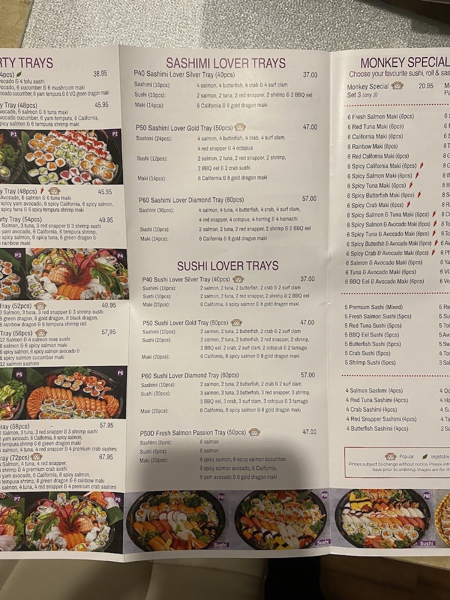 Menu Monkey Sushi North York-5