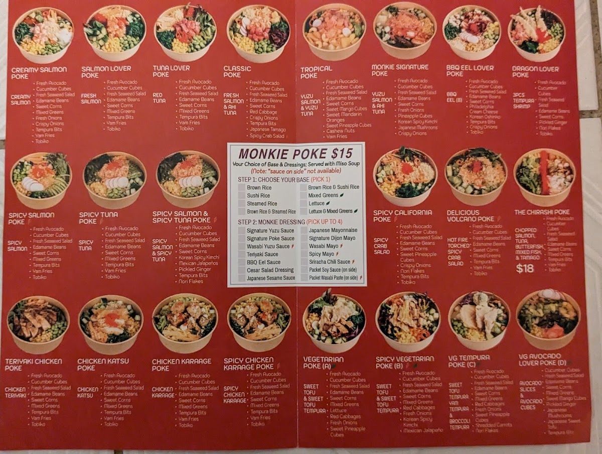 Menu Monkey Sushi North York-7