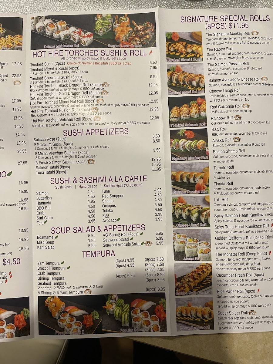 Menu Monkey Sushi North York-8