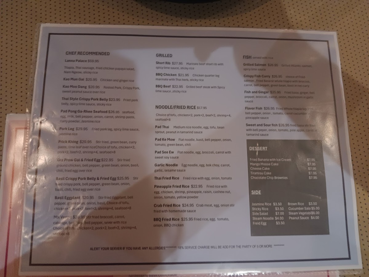 Menu Monkey Thai Restaurant & Bar-4