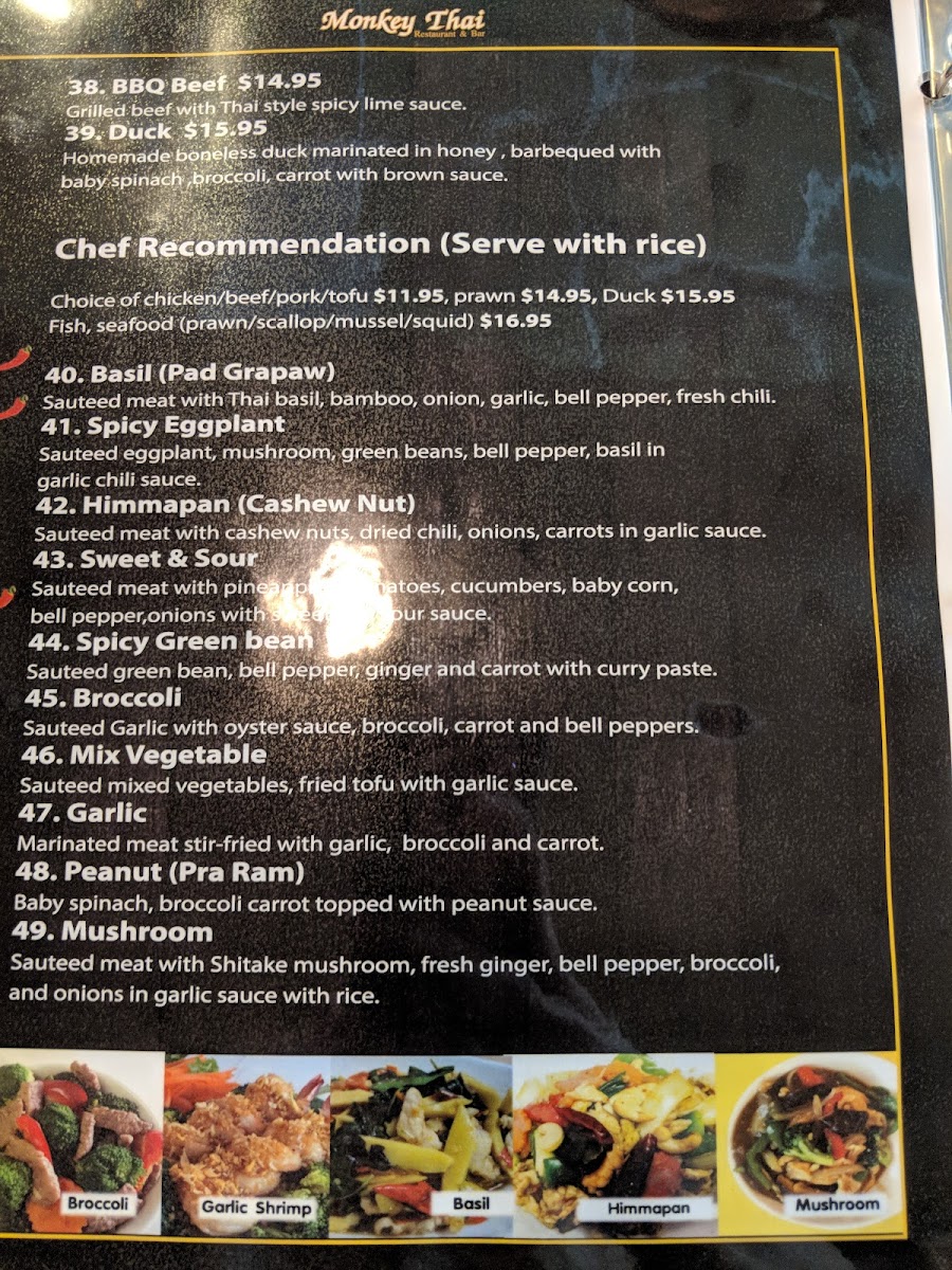 Menu Monkey Thai Restaurant & Bar-9