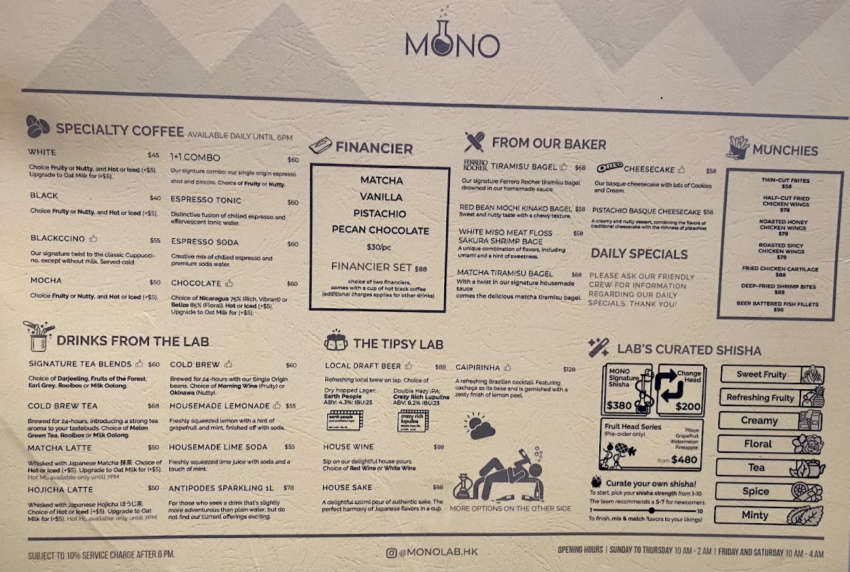 Menu Mono Lab-1