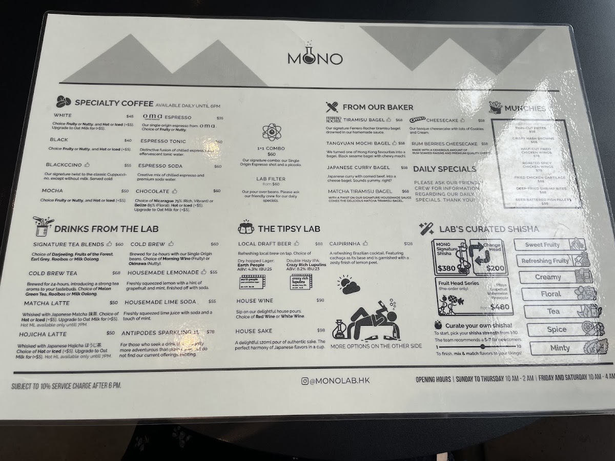 Menu Mono Lab-2