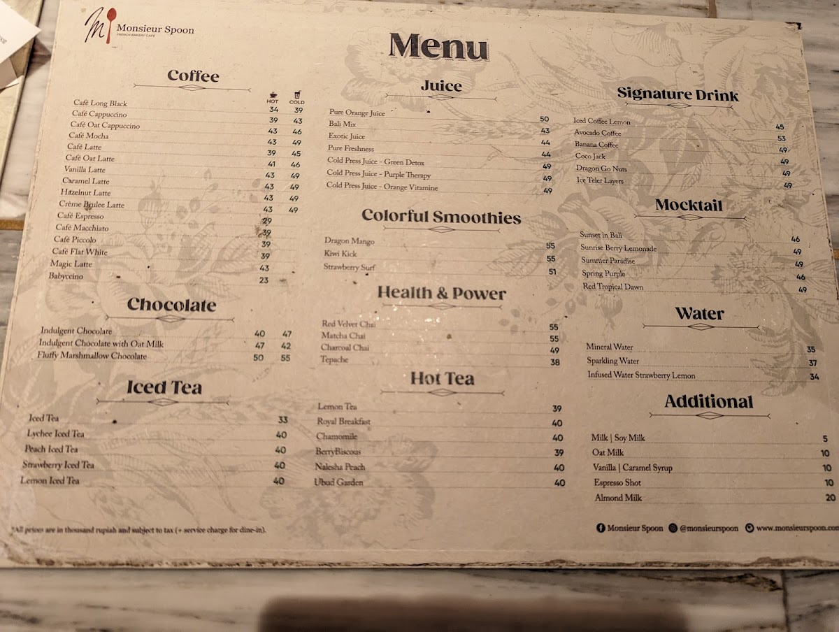 Menu Monsieur Spoon- Summarecon Mal Serpong-9