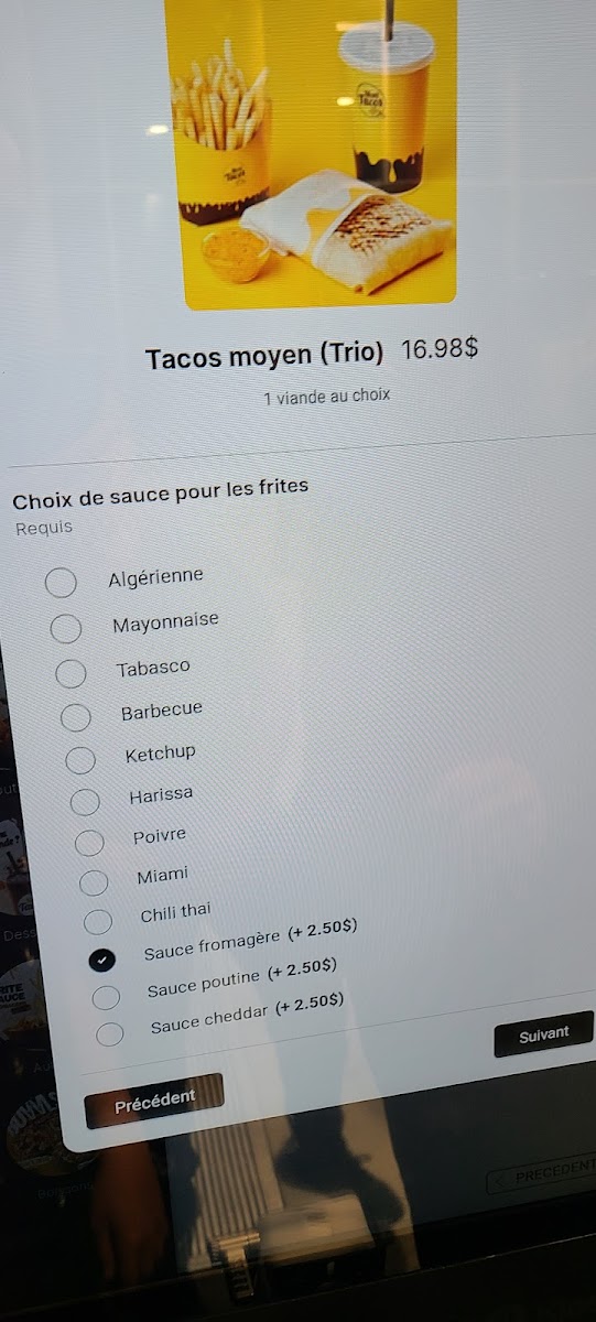 Menu Mont Tacos - Place Viau-5