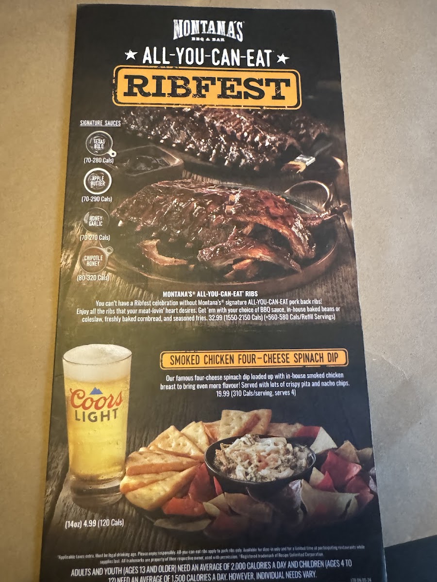 Menu Montana’S Bbq & Bar-6