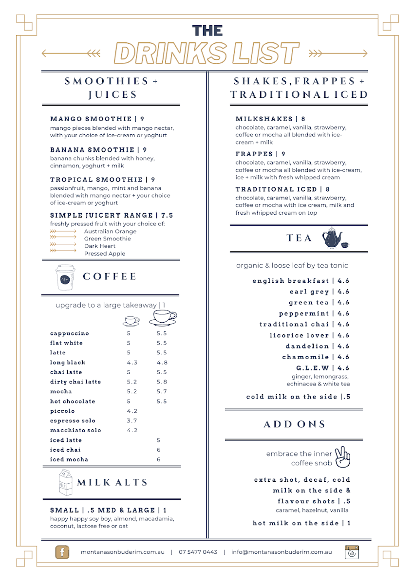 Menu Montanas On Buderim-8
