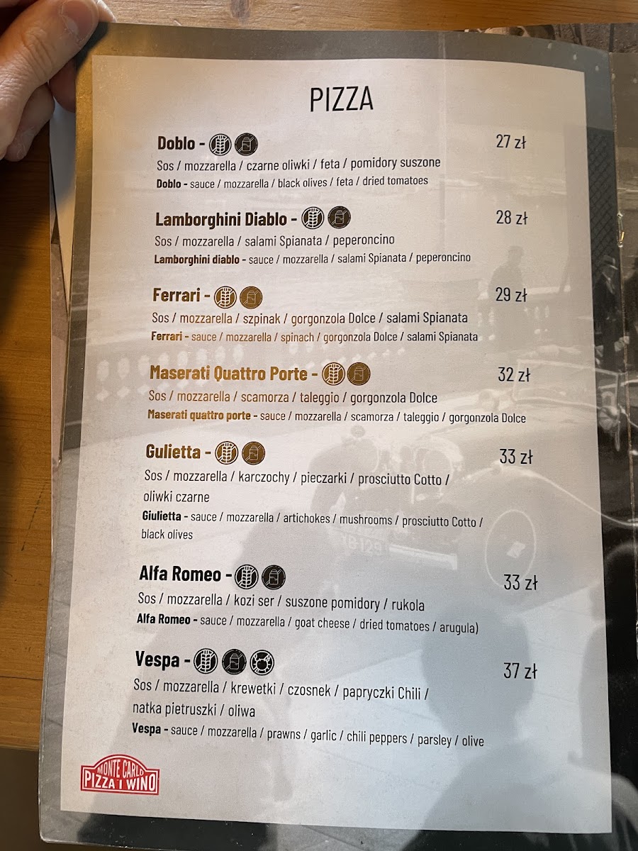 Menu Monte Carlo Pizza I Wino-6
