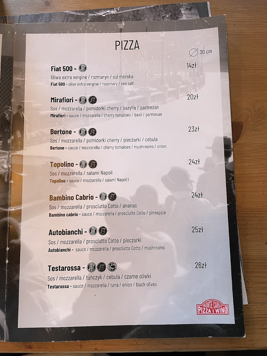 Menu Monte Carlo Pizza I Wino-7