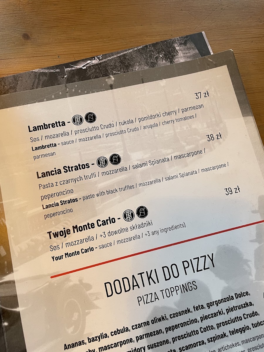 Menu Monte Carlo Pizza I Wino-9