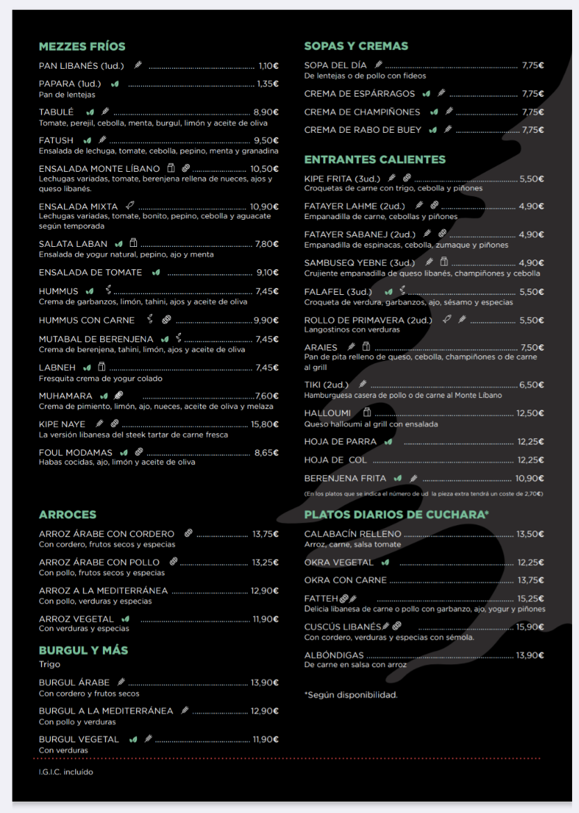 Menu Monte Líbano-3