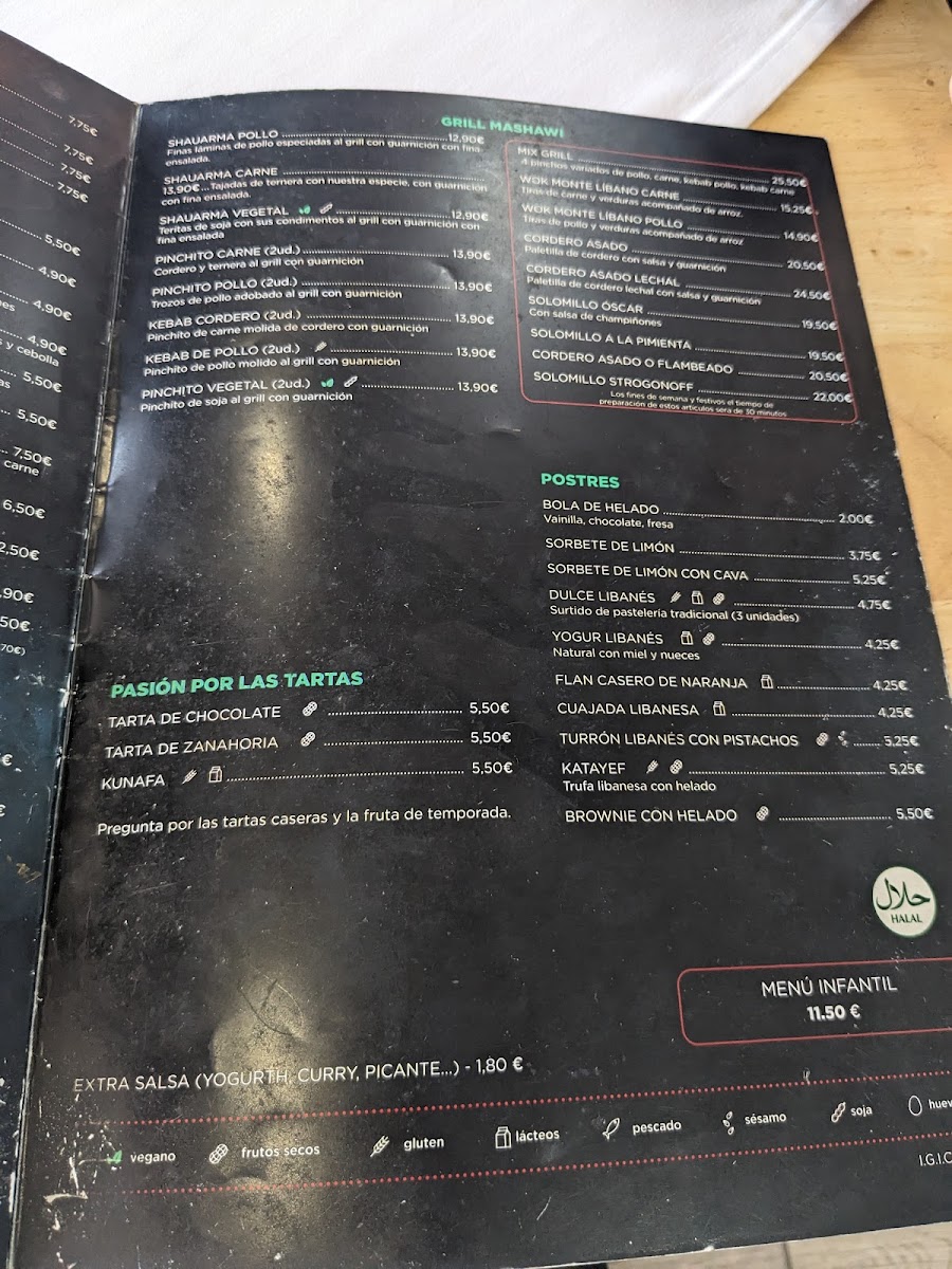 Menu Monte Líbano-8