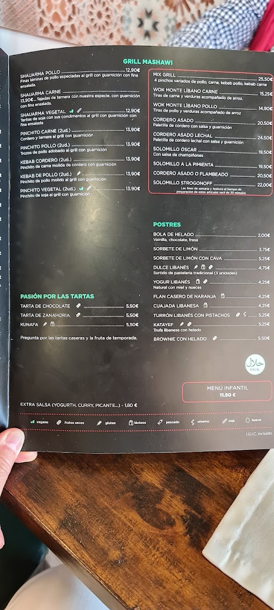 Menu Monte Líbano-9