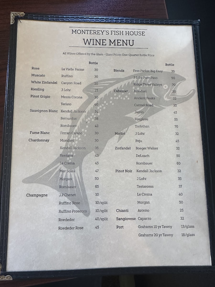Menu Monterey's Fish House-3