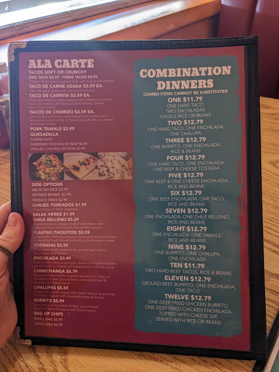 Menu Monterrey Mexican Bar & Grill-1
