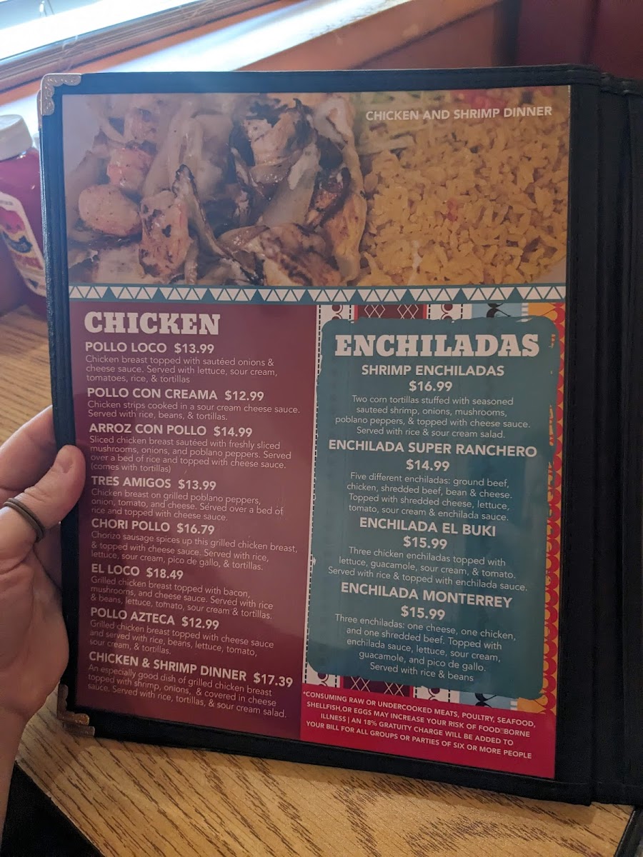 Menu Monterrey Mexican Bar & Grill-10