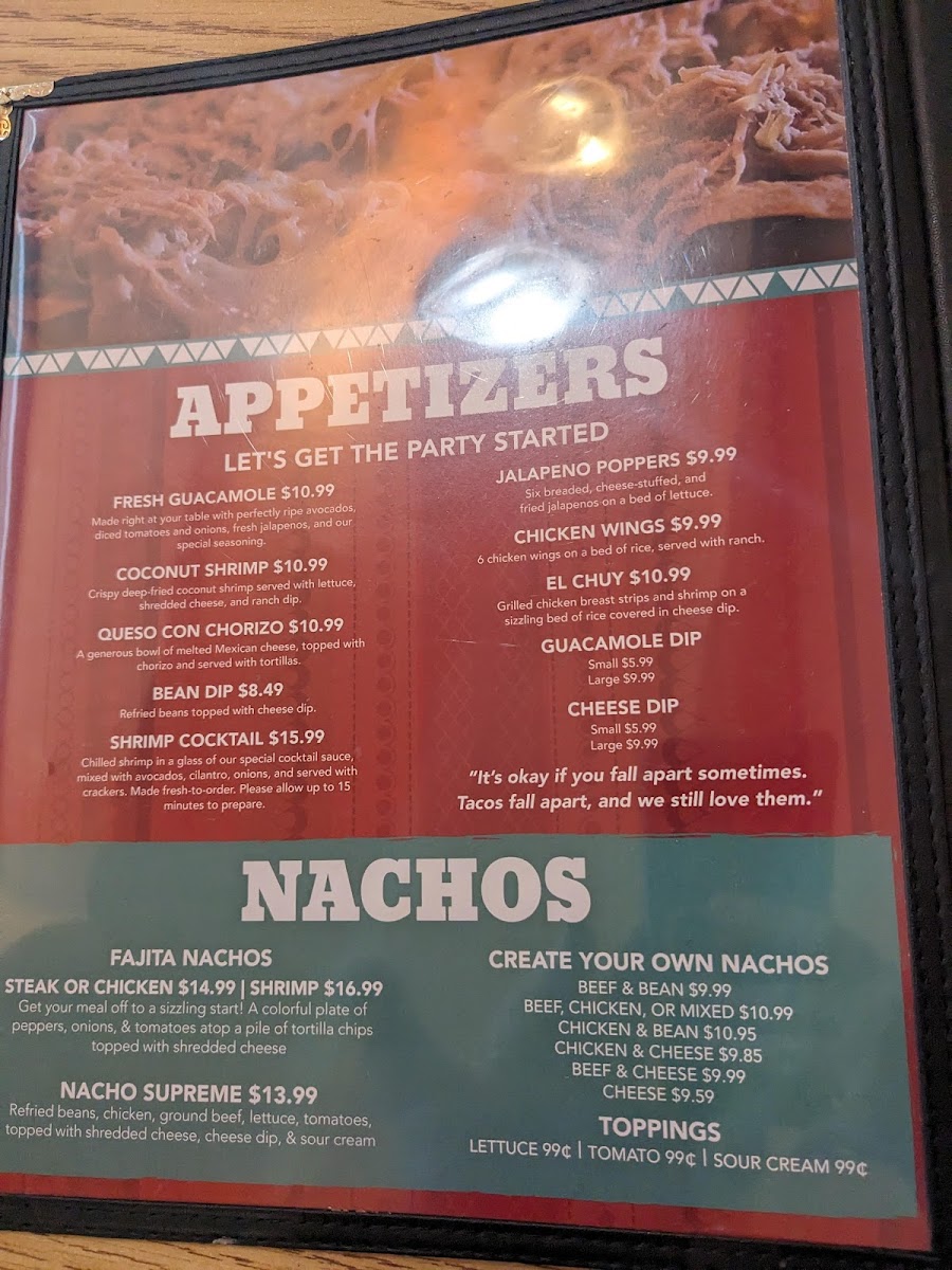 Menu Monterrey Mexican Bar & Grill-4