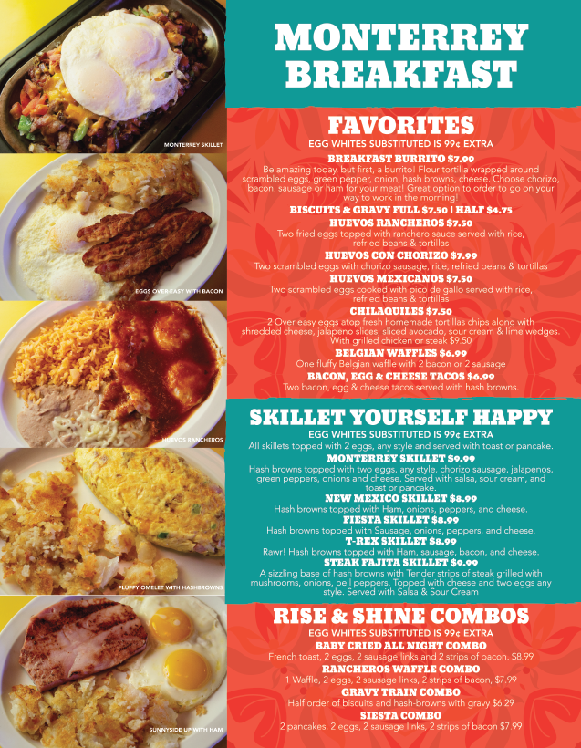 Menu Monterrey Mexican Bar & Grill-6