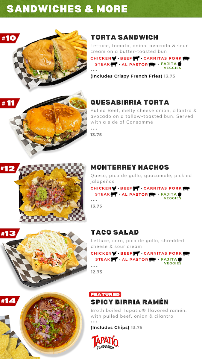 Menu Monterrey Tacos™-2