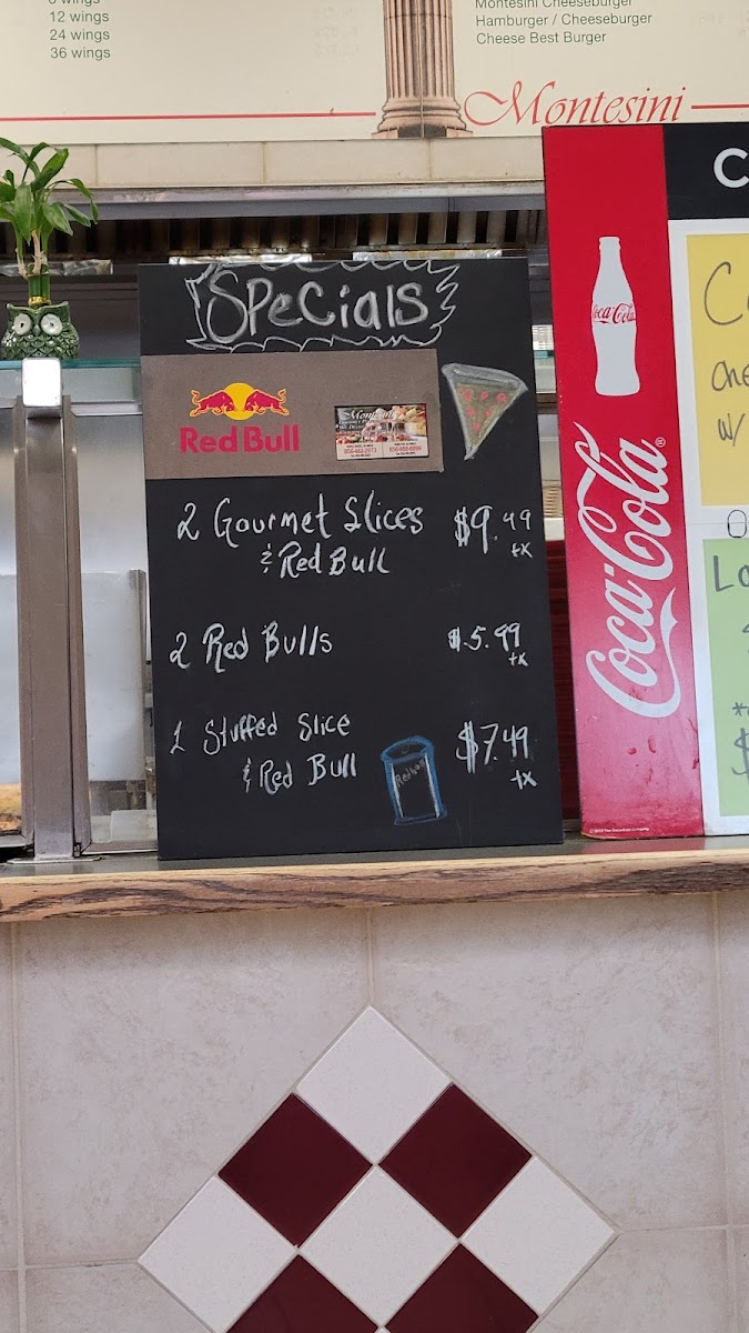 Menu Montesini Gourmet Pizzeria & Pasta-1