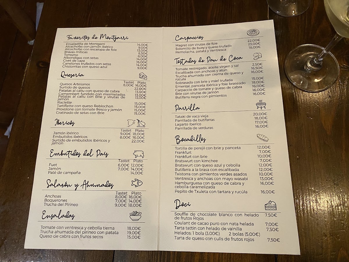 Menu Montgarri Coffee&shop-1