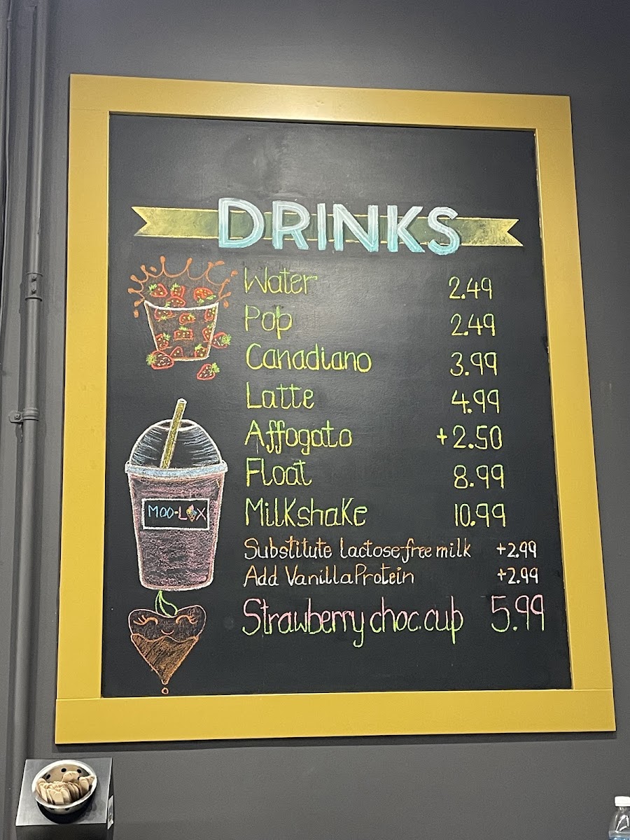 Menu Moo-Lix Ice Cream Shop-10