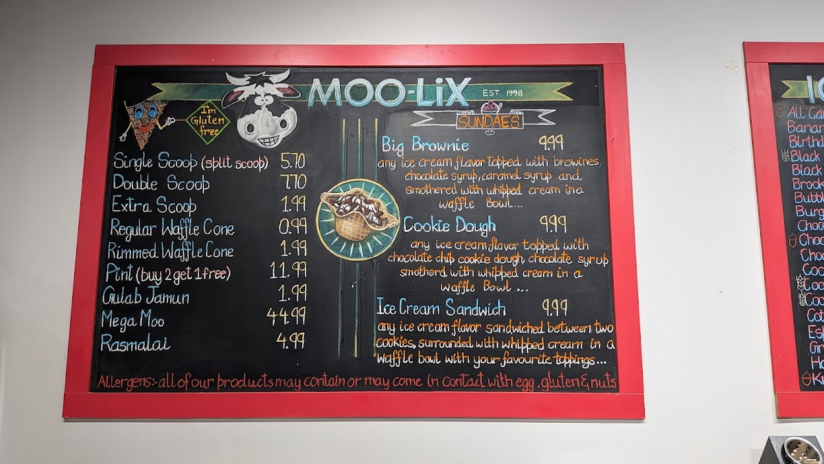 Menu Moo-Lix Ice Cream Shop-3