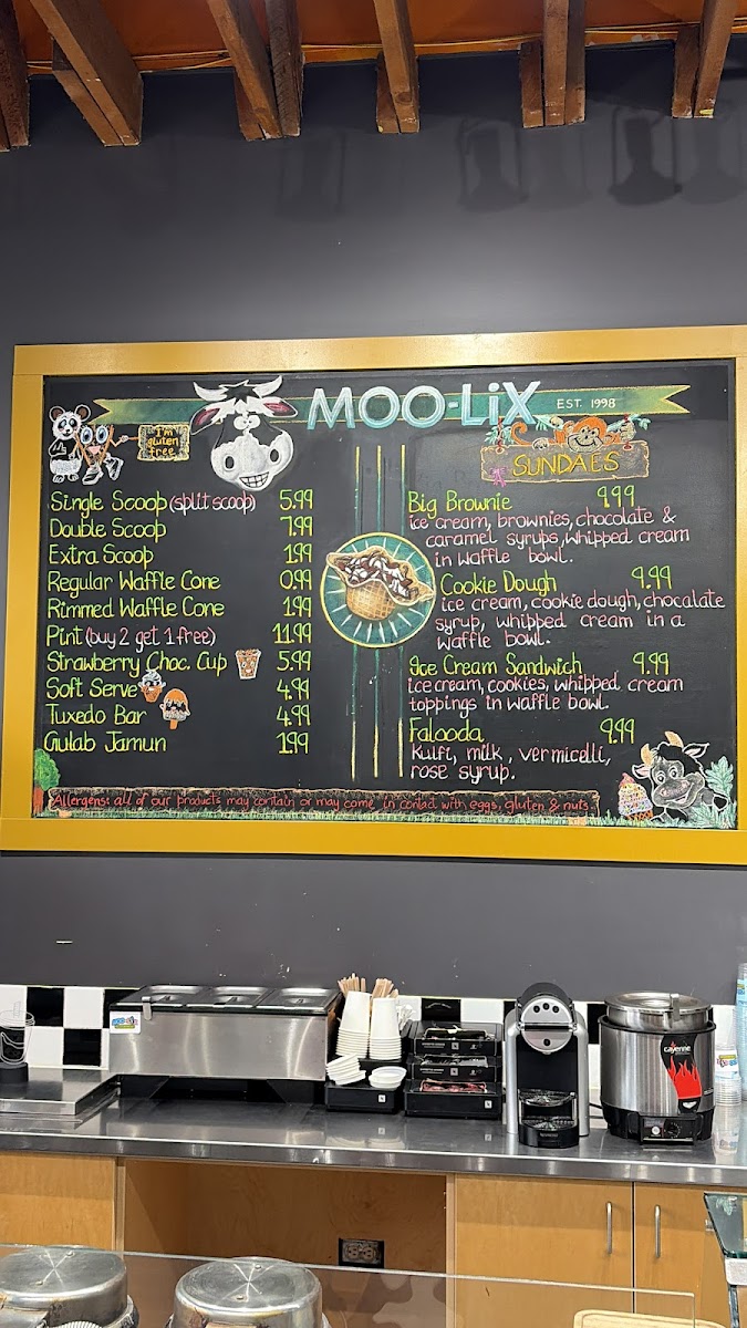 Menu Moo-Lix Ice Cream Shop-4