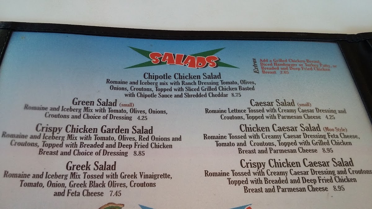 Menu Moo Moo's Burger Barn-3