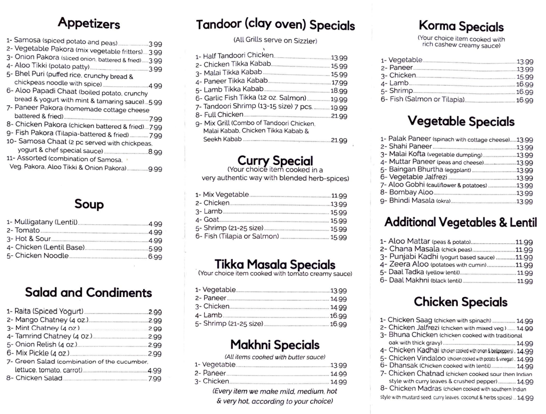 Menu Moon Indian Cuisine | Alpharetta-4
