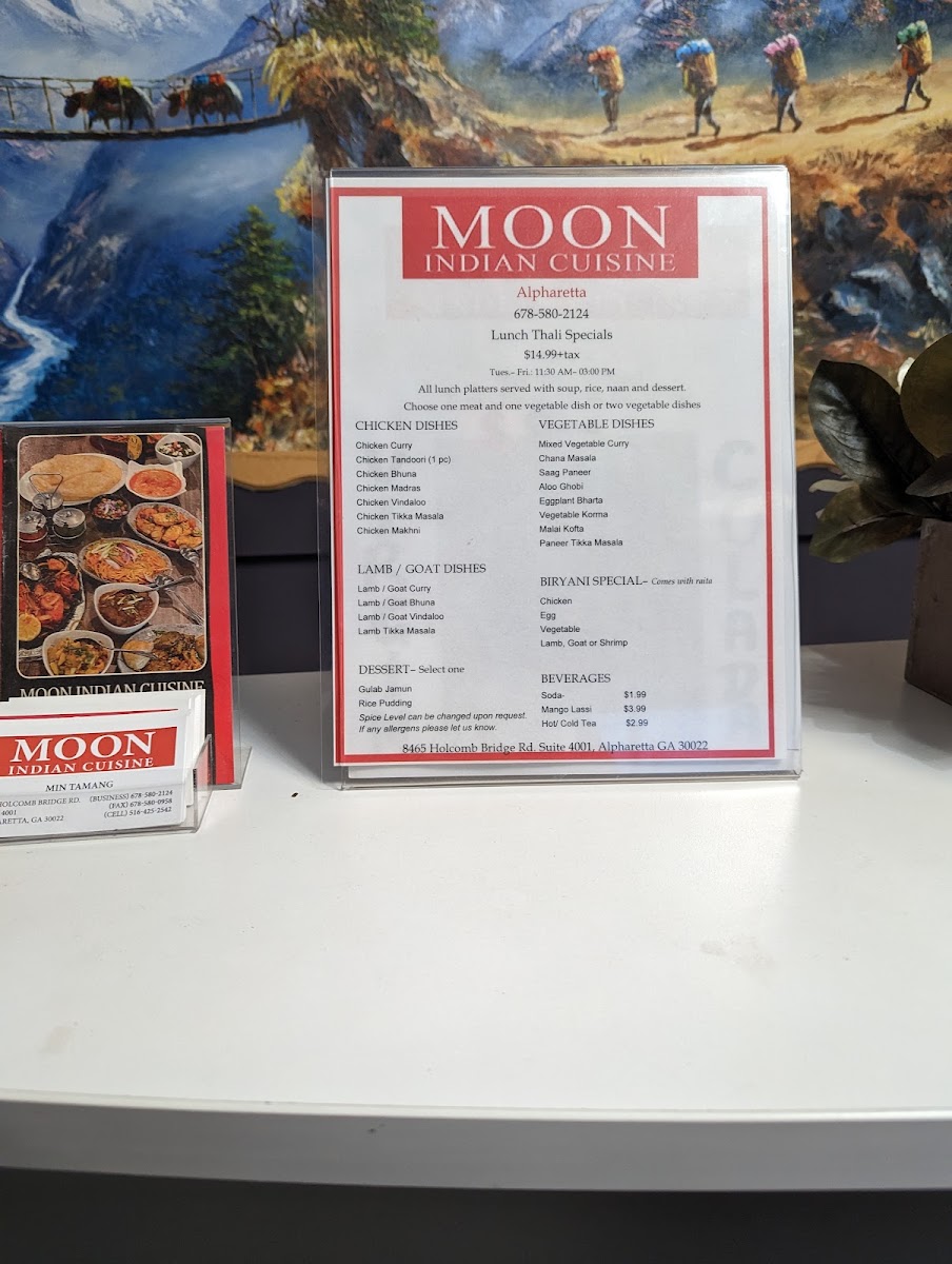 Menu Moon Indian Cuisine | Alpharetta-7