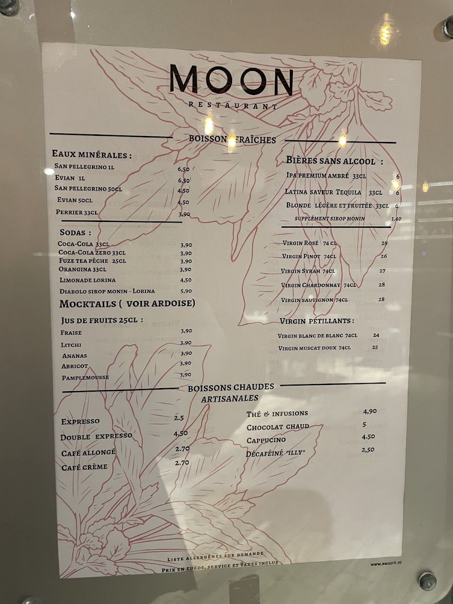 Menu Moon Restaurant®, Villeurbanne/lyon-5