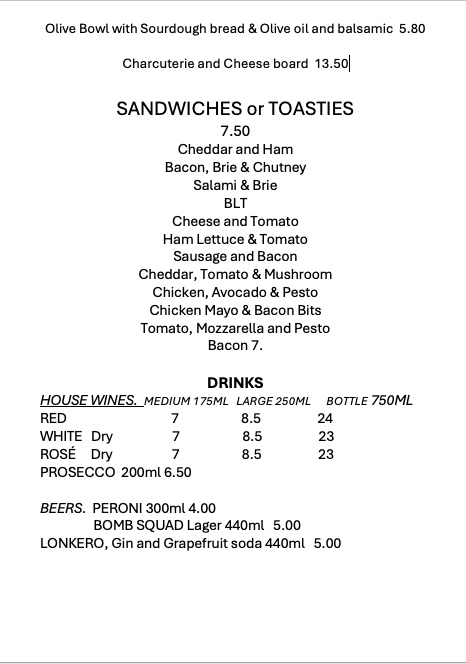 Menu Moondance Cafe-2