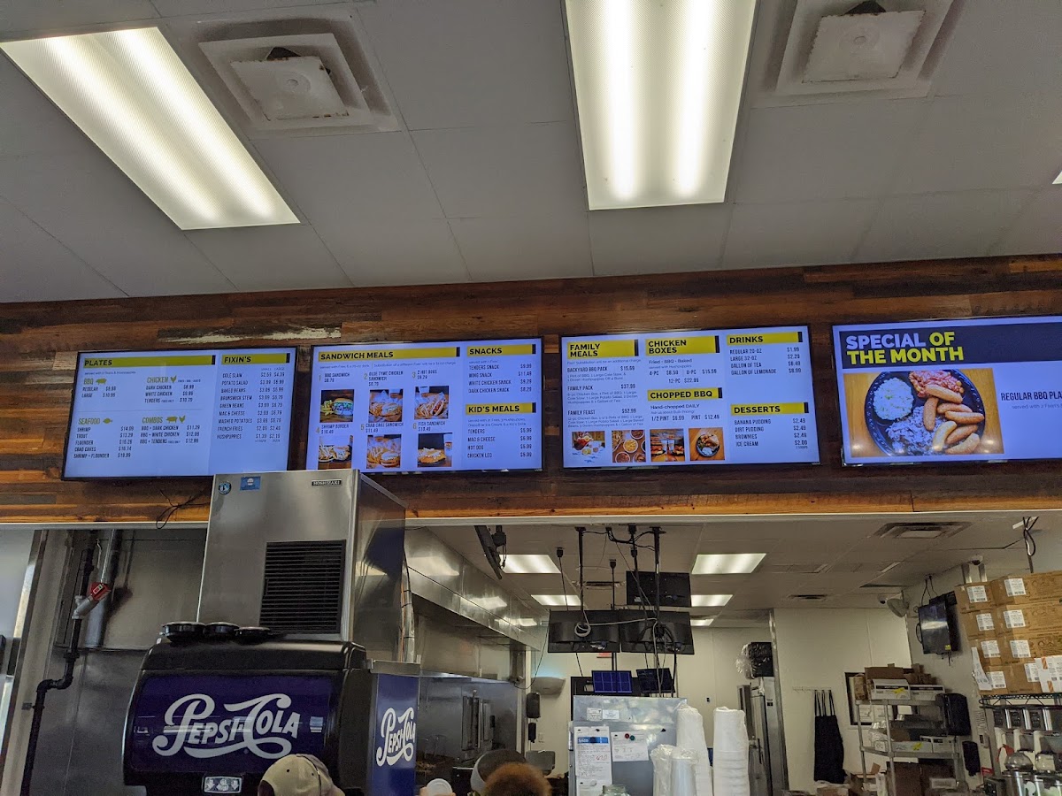 Menu Moore's Olde Tyme Barbeque Chicken & Seafood-6