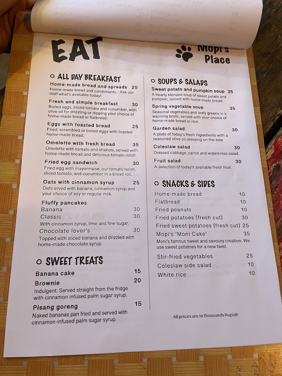 Menu Mopi's Place-4