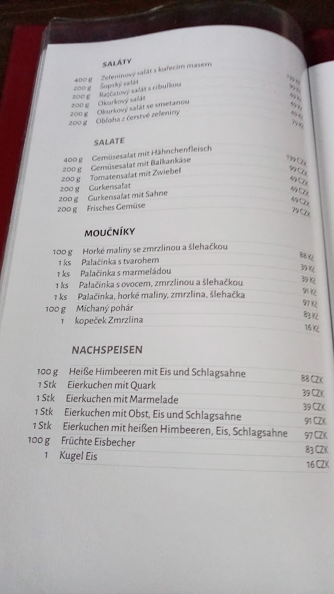 Menu Morávkovi Restaurace U Karlů-1