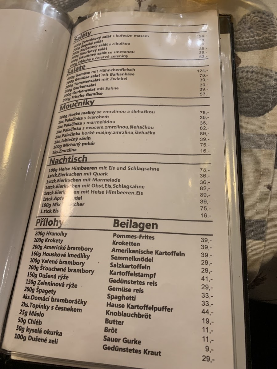 Menu Morávkovi Restaurace U Karlů-2