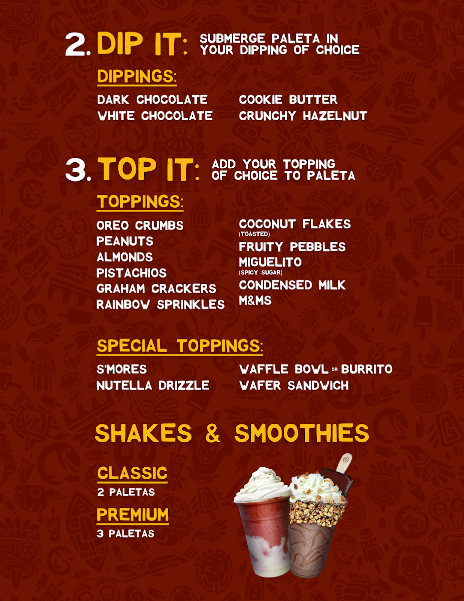 Menu Morelia Ice Cream Paletas - West Palm Beach-2