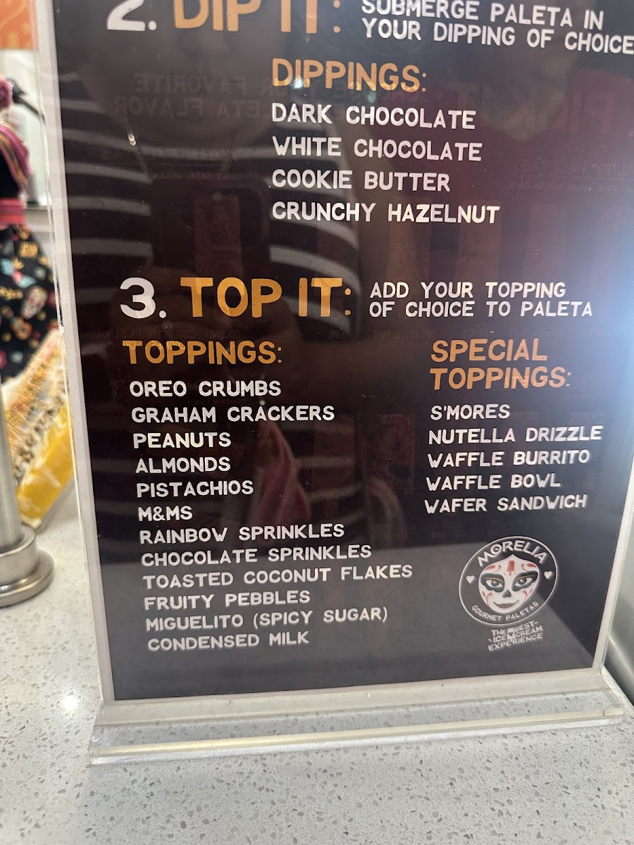 Menu Morelia Ice Cream Paletas - West Palm Beach-3