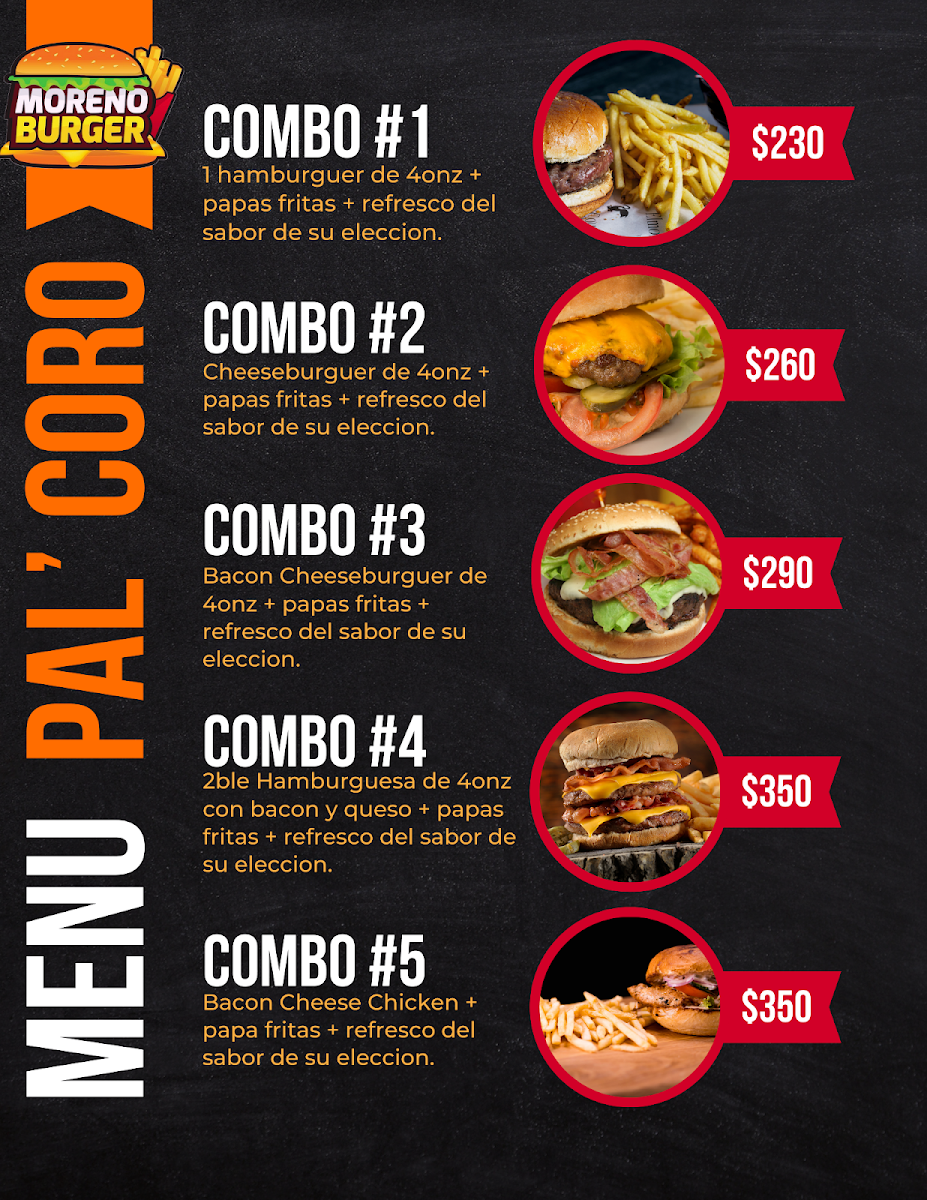 Menu Moreno Burger Fast Food-7