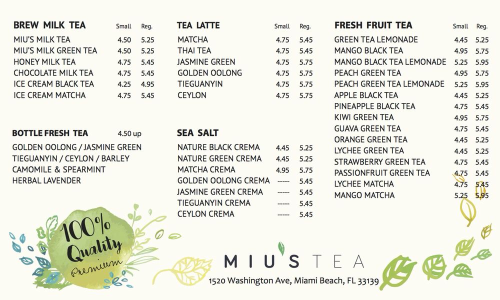 Menu Moreno's Cuba-5