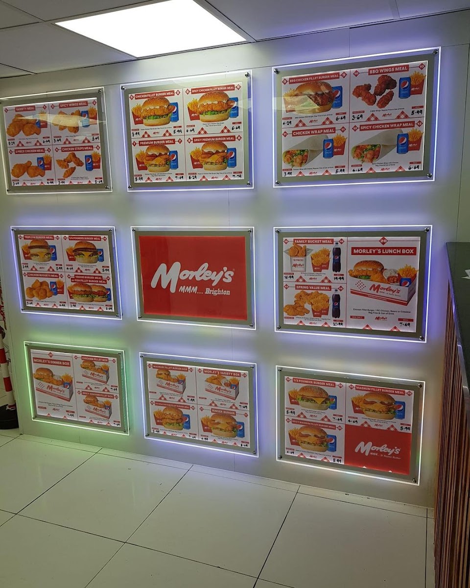 Menu Morley's Brixton-7