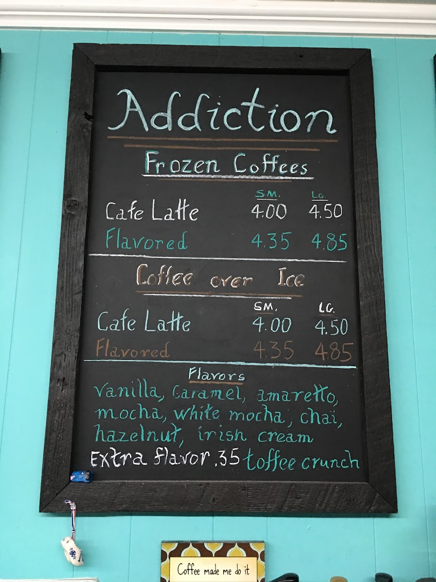 Menu Morning Addiction Coffeehouse-1