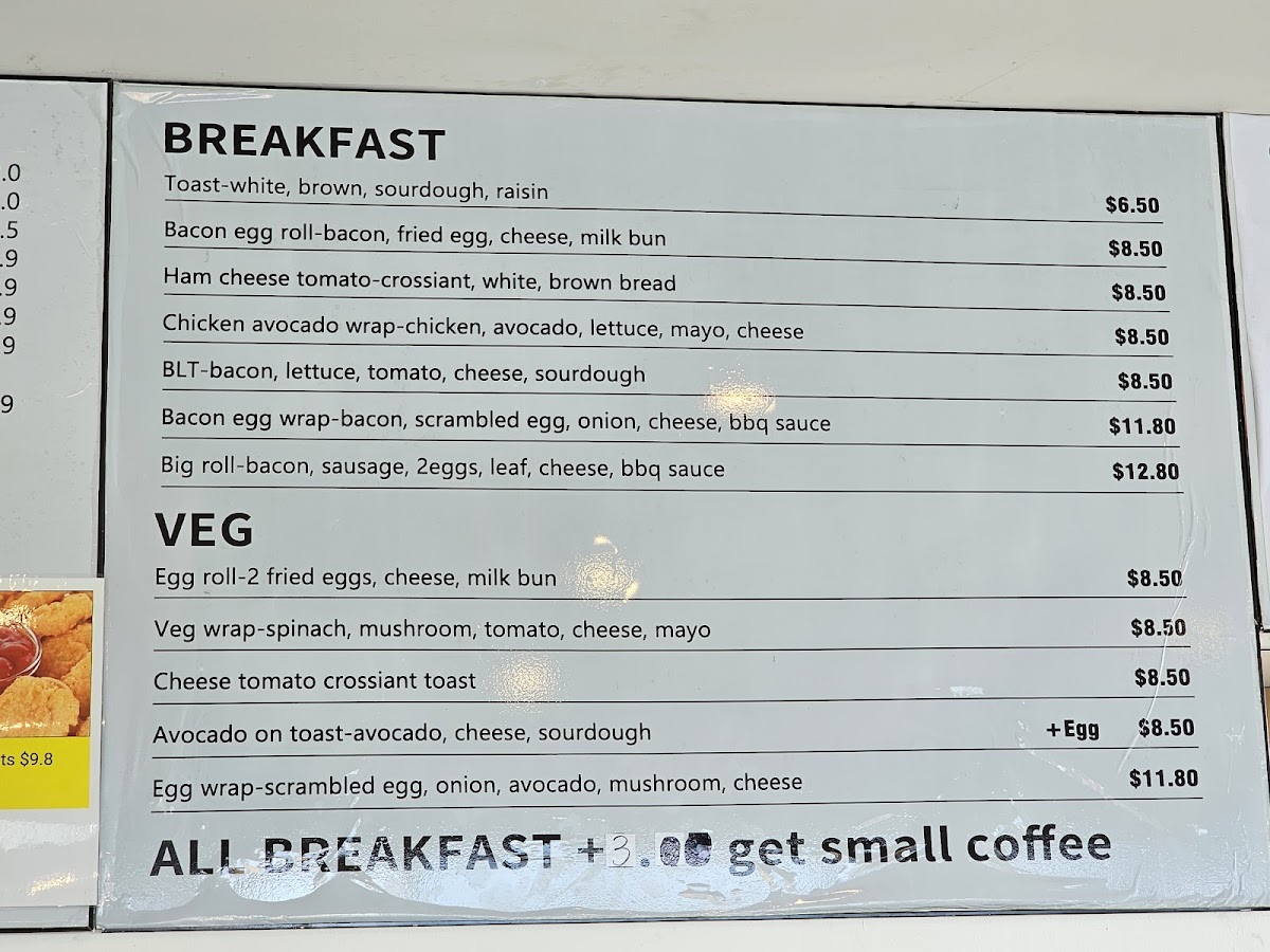 Menu Morning Sydney-2