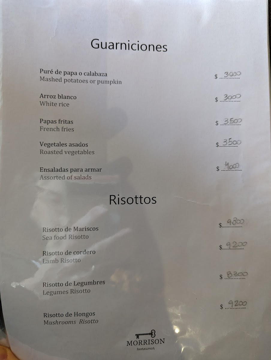 Menu Morrison Restaurant-5