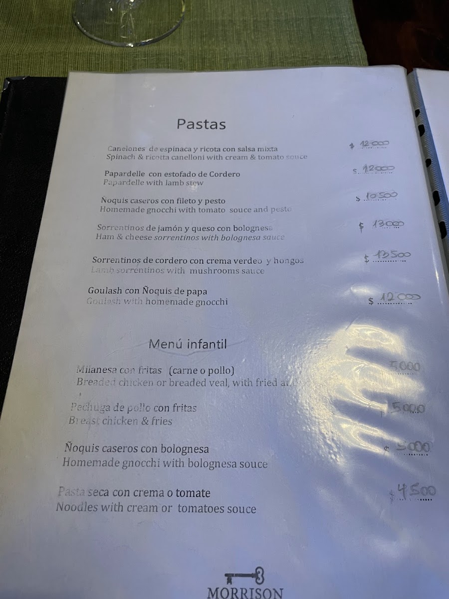 Menu Morrison Restaurant-6